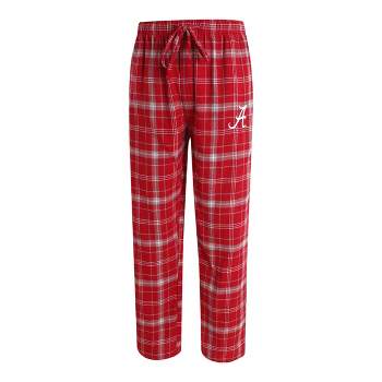 NCAA Alabama Crimson Tide Men's Big and Tall Plaid Flannel Pajama Pants