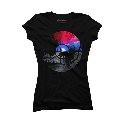 Junior's Design By Humans Sound of Wilderness By clingcling T-Shirt
