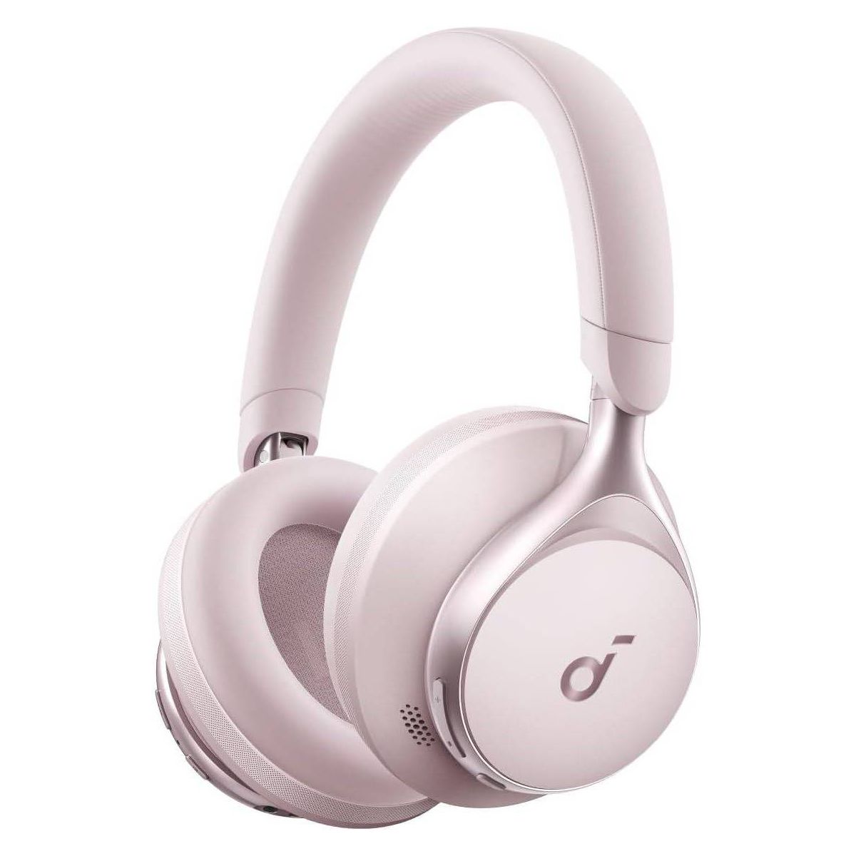 Anker Soundcore Space One Over-Ear Hi-Res Bluetooth Headphones with Adaptive Noise Cancelling and 40H of ANC Playtime - Pink