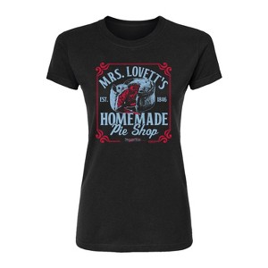 Women's - Sweeney Todd - Mrs Lovetts Pie Shop Fitted Graphic T-Shirt - 1 of 2
