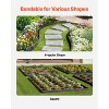 VEVOR Metal Landscape Edging, 8 Packs 72 in Rust-Resistant Aluminum Alloy Landscape Edging, Bendable Garden Edging Border, Black - 4 of 4