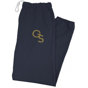 Georgia Southern University Officially Licensed Apparel - Primary Logo School Color Jogger Sweatpants - 1 of 4