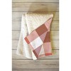 Lisa Argyropoulos Harvest Plaid Terracotta Sherpa Fleece Blanket - Deny Designs - 2 of 2