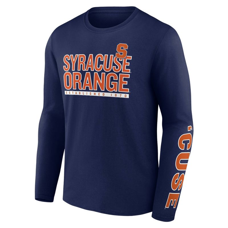 NCAA Syracuse Orange Men&#39;s Chase Long Sleeve T-Shirt, 2 of 4