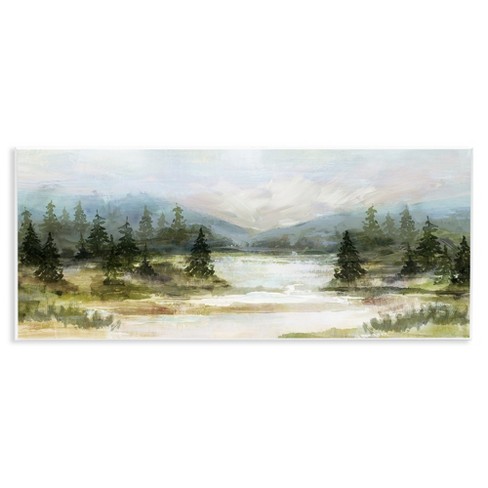 Stupell Industries Vast Country Landscape Rural Mountains, 17" x 7" - image 1 of 4