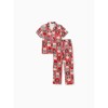 PATPAT Christmas Matching Family Pajamas Set Christmas Doggy Print Red PJS Red - 4 of 4