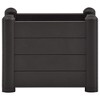 vidaXL Raised Bed Square - Anthracite 16.9 x 16.9 x 13.8 in - 3 of 4