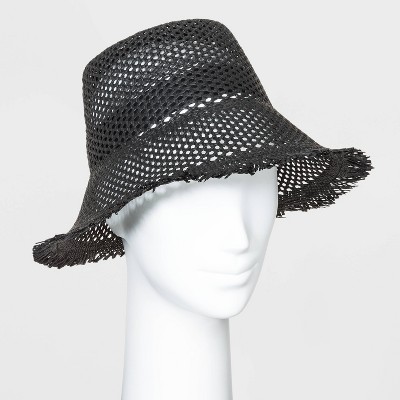 straw bucket hat womens