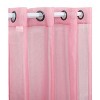 GoodGram Basic Home Grommet Top Single Sheer Window Curtain Panel - 2 of 3