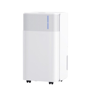 30 Pints Home Dehumidifier with Smart Control & Continuous Drain, White