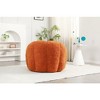 Lyngins Giant Faux Fur Bean Bag Chair, Ergonomic Lazy Chair with Memory Foam, Stylish Accent Chair, Single Sofa Chair for Home & Leisure - 3 of 4