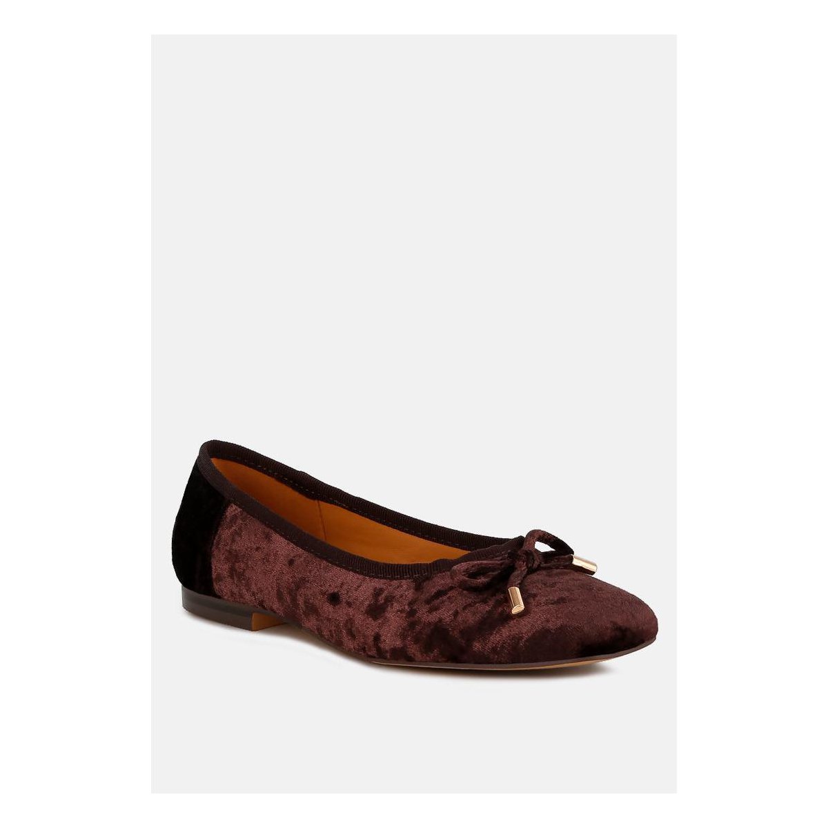 Обувь Rag & Co Womens Buckrose Velvet Bow Ballerinas 8 — фото 2