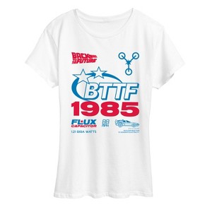 Women's - Back to the Future - Jersey Americana Short Sleeve Graphic T-Shirt - 1 of 4