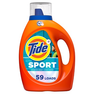 Tide Plus Febreze Sport Active Fresh High Efficiency Liquid Laundry Detergent Soap