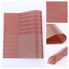 REGALWOVEN PVC Heat-resistant Wipeable Kitchen Table Placemats 18 x 12 Inch 6 Pcs - 2 of 4