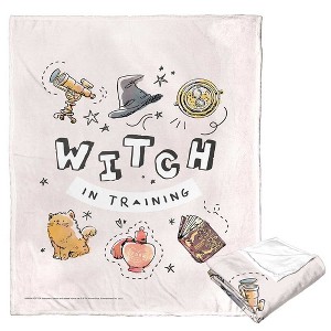 Warner Bros. Harry Potter Witch In Training Silk Touch Throw Blanket 50x60 Inches - 1 of 4
