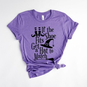 Simply Sage Market Women's If The Shoe Fits Get A Hat To Match Short Sleeve Graphic Tee - 1 of 4