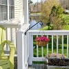 LunaLulinlk 2 Packs 11 inches Fence Deck Hook Rail Hook Hanging Hook Mounting Kit Heavy Duty Bird Feeder Hook Decorative Hook Hanger - 2 of 4