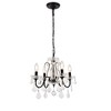 Elegant Lighting St. Francis 4 light Gold Pendant Clear Royal Cut Crystal - 3 of 4