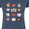 Women's - Disney Classics - Character Group With Icons Fitted Graphic T-Shirt - 2 of 3