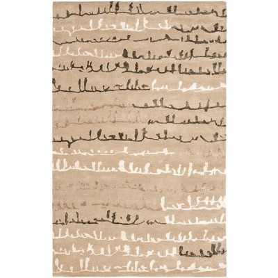  3'6"X5'6" Shapes Tufted Accent Rug Beige - Safavieh 