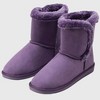 Alpine Swiss Mindy Womens Classic Short Winter Boots Faux Fur Lined Warm Comfort Shoes - 2 of 4
