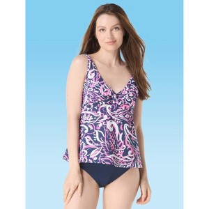 Beach House Swim Willow Twist Underwire Tankini Top - 1 of 4
