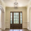 LNC Martin Modern Farmhouse Cylinder Pendant  Lights, Brown and Brushed Black,5.5in/12in - 4 of 4