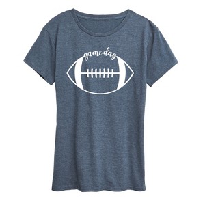 Women's - Instant Message - Game Day Football Short Sleeve Graphic T-Shirt - 1 of 4