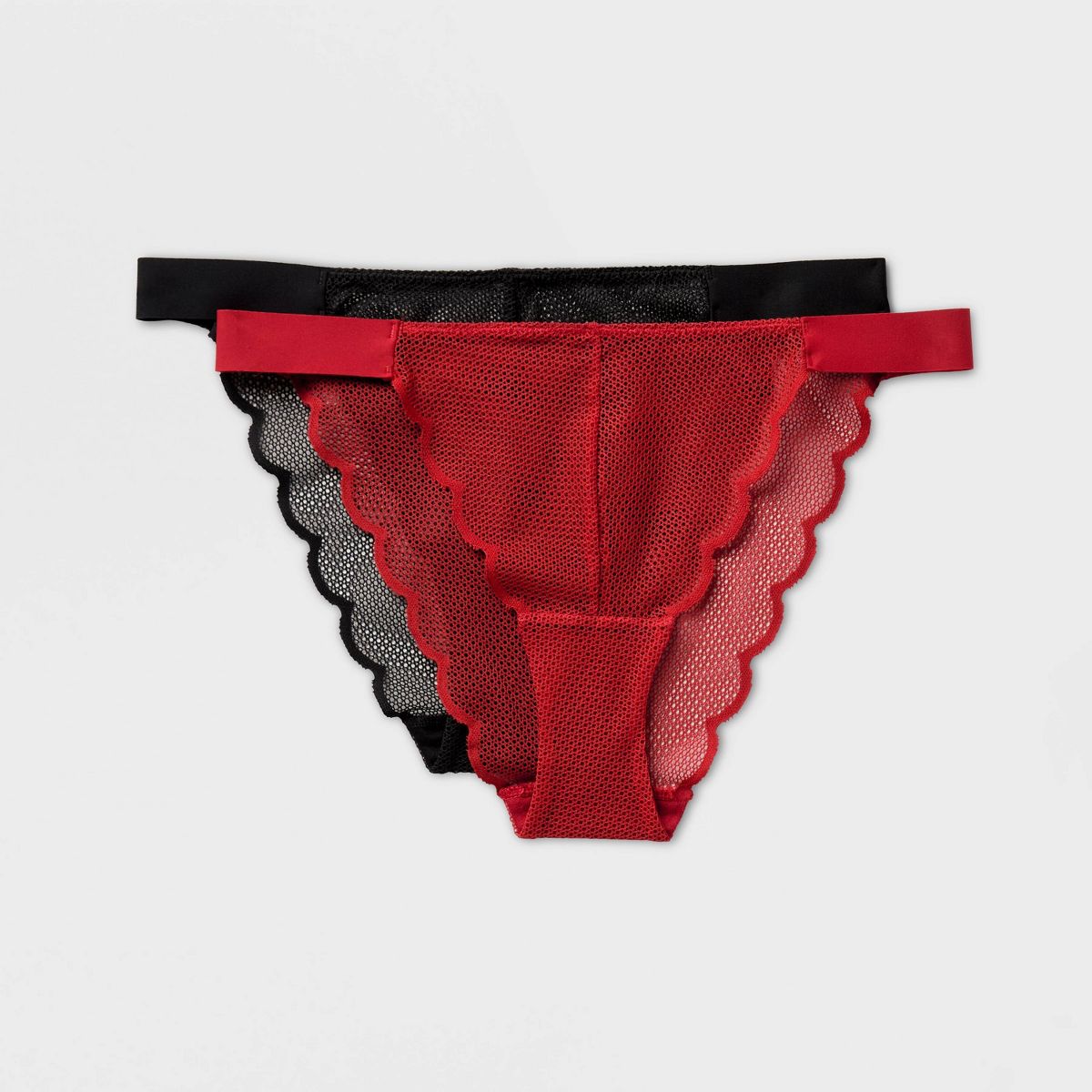 Women's 2pk Netting Lace Cheeky Underwear - Auden™