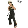 HalloweenCostumes.com X Small  Boy  Child Cobra Kai Costume, Black - 2 of 4