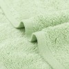 Unique Bargains Hotel Spa Bathroom Highly Absorbent Quick Drying Solid Cotton Washcloths 6 Packs - 4 of 4