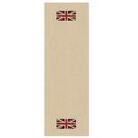 Heritage Lace 16" x 48" Downton Abbey British Union Jack Table Runner - Beige