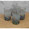 Dos Sueños Mexican Hand Blown Drinking Glasses - Confetti Carmen Design - 14oz - Set of 4 - 3 of 4