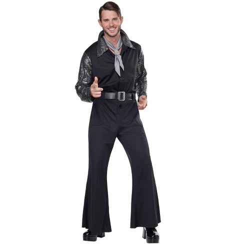 California Costumes Flashy 70's Style Jumpsuit Men's Costume : Target