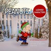 Peanuts 32in Peanuts PreLit LED Yard Art Skating Charlie Brown, Red - 2 of 4