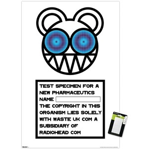 Trends International Radiohead - Blue Bear Specimen Unframed Wall Poster Prints - 1 of 4