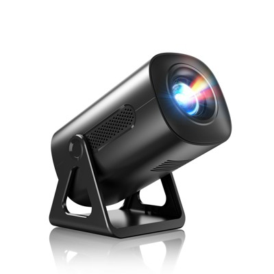 ELEPHAS Portable WiFi and Bluetooth Projector - 4K 1080P Supported Mini Movie Projector, 270°Adjustable Stand Outdoor Home Theater Star Projector