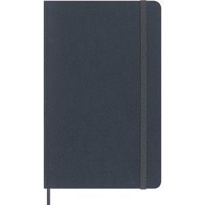Moleskine Vegea Capri Large Ruled Notebook Soft Petroleum BO: Softcover Journal, 5x8.25", Elastic Closure, 176 Pages - 1 of 4