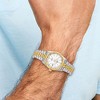 Black Bow Jewelry Charles Hubert Mens Two-Tone Off White Dial Round Analog Watch - 4 of 4