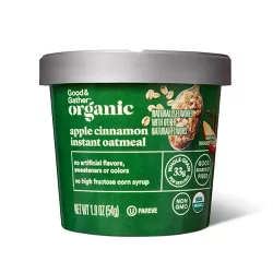 Organic Apple Cinnamon Instant Oatmeal Cup - 1.9oz - Good & Gather™