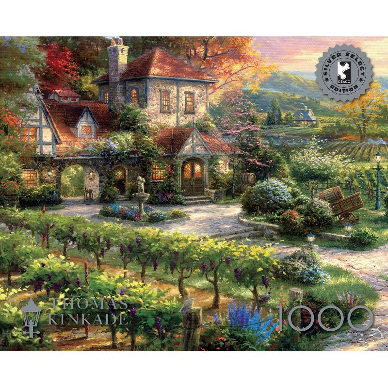 Silver Select Thomas Kinkade Wine Country Living 1000pc Puzzle, 5 of 7