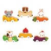 Janod Mix & Match Magnetic Animal Cars - Set of 6 - 3 of 4