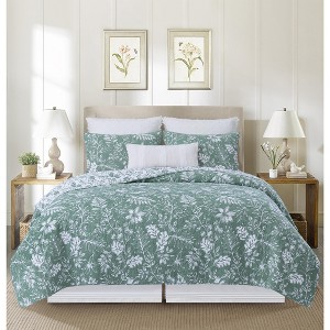 C&F Home Everview Sage Cotton Blend Twin Bed 2-Piece Quilt Set - 1 of 1