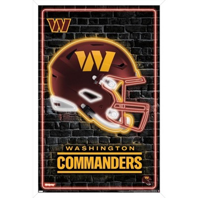 Trends International Nfl Washington Commanders - Chase Young Feature Series  23 Framed Wall Poster Prints White Framed Version 22.375 X 34 : Target