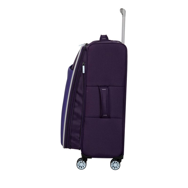it luggage Filament Softside Medium Checked Expandable Spinner Suitcase - Purple, 4 of 7