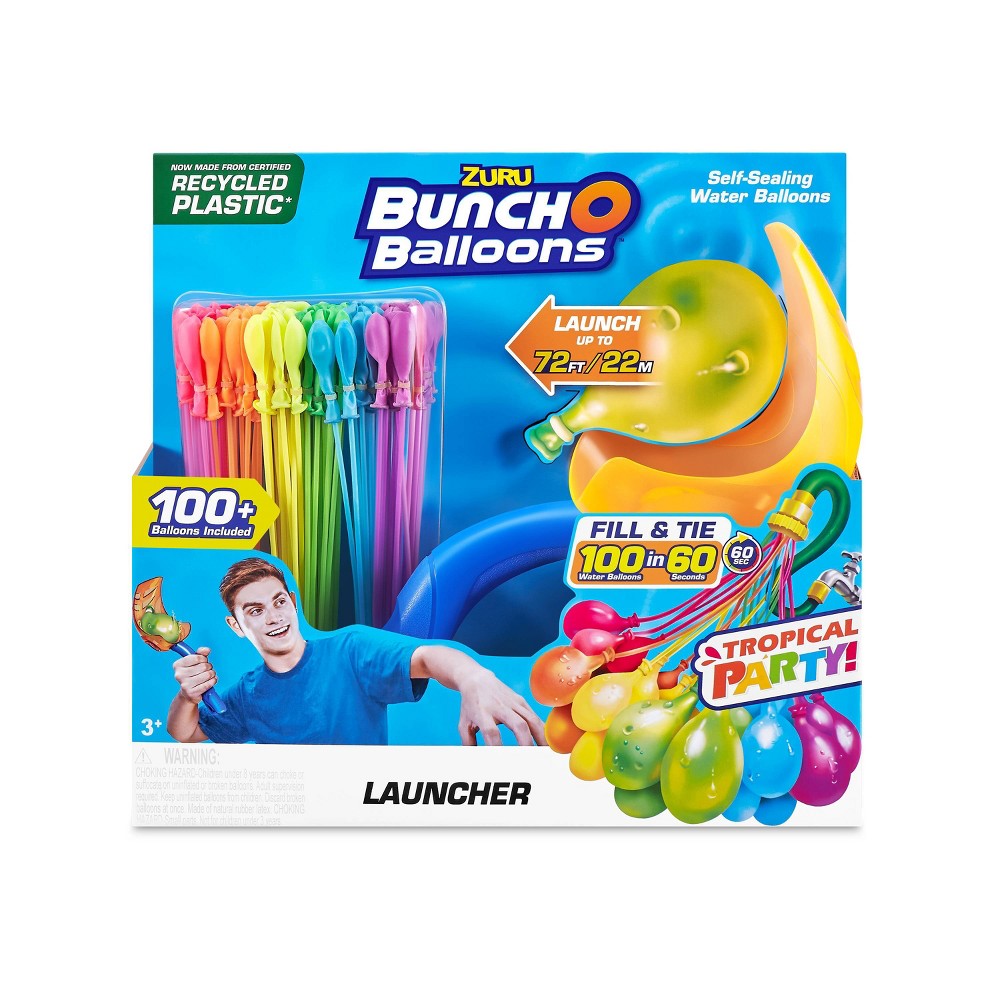 Bunch O Balloons Single Launcher with 3-Stem Water Balloons
