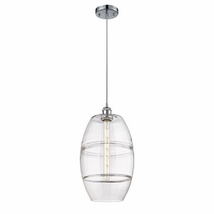Vaz - 1 Light Cord Hung Mini Pendant In Industrial Style-18.5 Inches Tall and 10 Inches Wide - 1 of 1