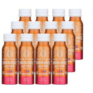 BrainJuice Active Pomegranate Acai Drink - Case of 12/2.5 oz - 1 of 4