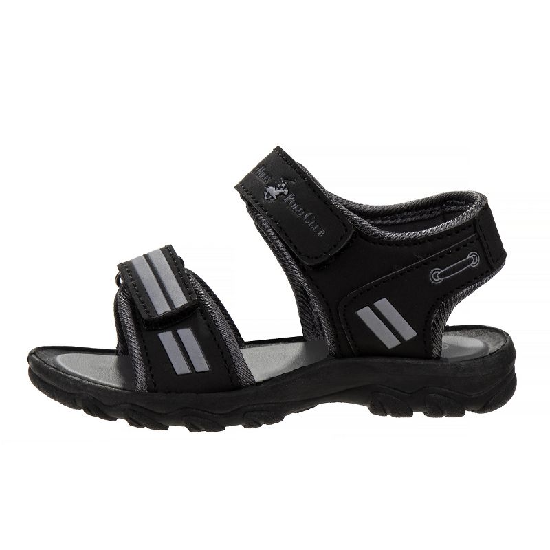 Beverly Hills Polo Club Hook and Loop Boys Open-Toe Sport Sandals (Little Kids), 2 of 6